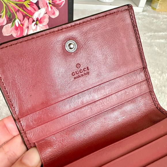 Gucci Flora Compact Wallet Wristlet clutch GOOD USED BEAUTIFUL - Picture 8 of 16